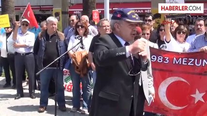 Emekli Albay Sarızeybek, Sessiz Çığlık Eylemine Katıldı