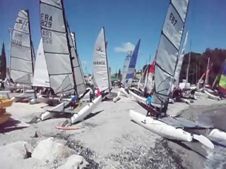 un dimanche matin 27.04.2014 régate sur l'étang