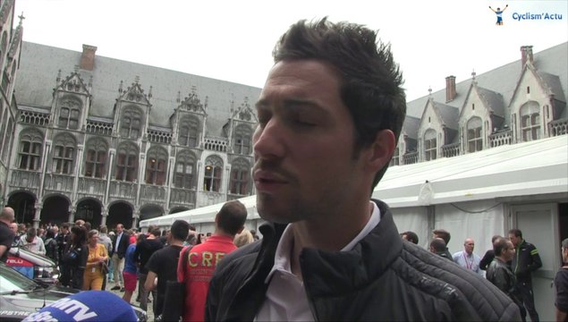 Nicolas Portal (Team Sky) avant Liège Bastogne Liège
