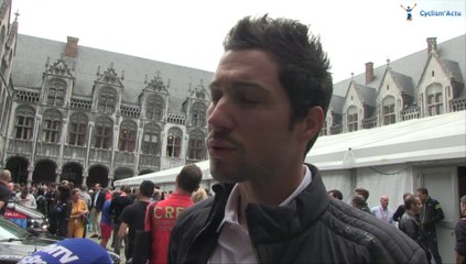 Nicolas Portal (Team Sky) avant Liège Bastogne Liège