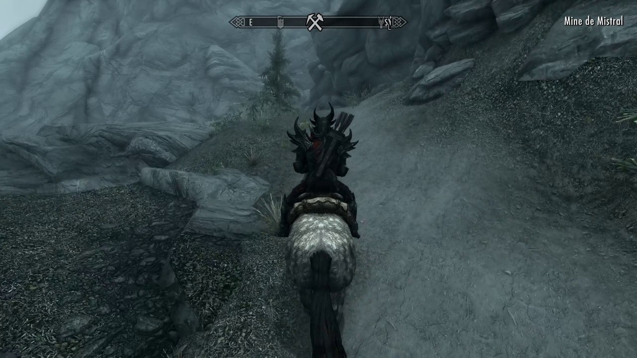 Elder Scrolls V  Skyrim PC Level 60 HD Mod hard (Fight vs Dragon)