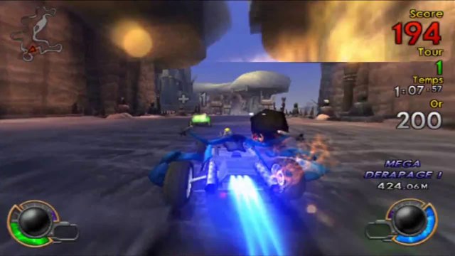 Jak X - Coupe Eco Rouge - Terres Gelées : Piste de l'orée des bois - Heure de pointe