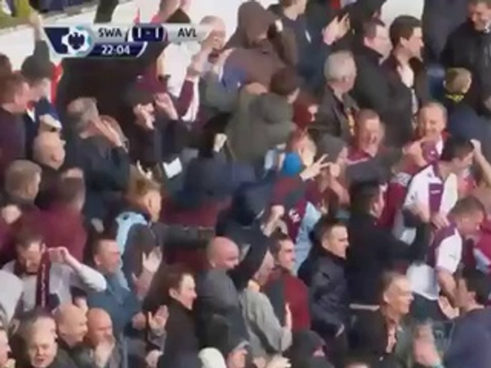 Gabriel Agbonlahor  ~ Swansea City 1-1 Aston Villa [26/04/14]