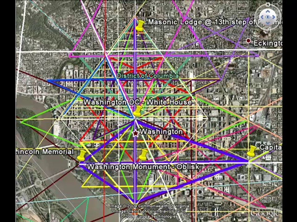 Masonic Symbols - 13 colonies and Washington DC - 2 of 2