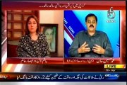 AAJ TV Bottom Line Absar Alam with MQM Muhammad Hussain (26 April 2014)