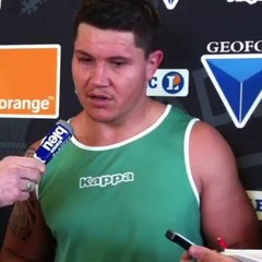 Itw Vickus Liebenberg après match SMR - SCA