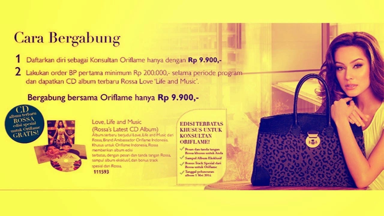 Promo Oriflame Mei 2014 Join Rp.9900