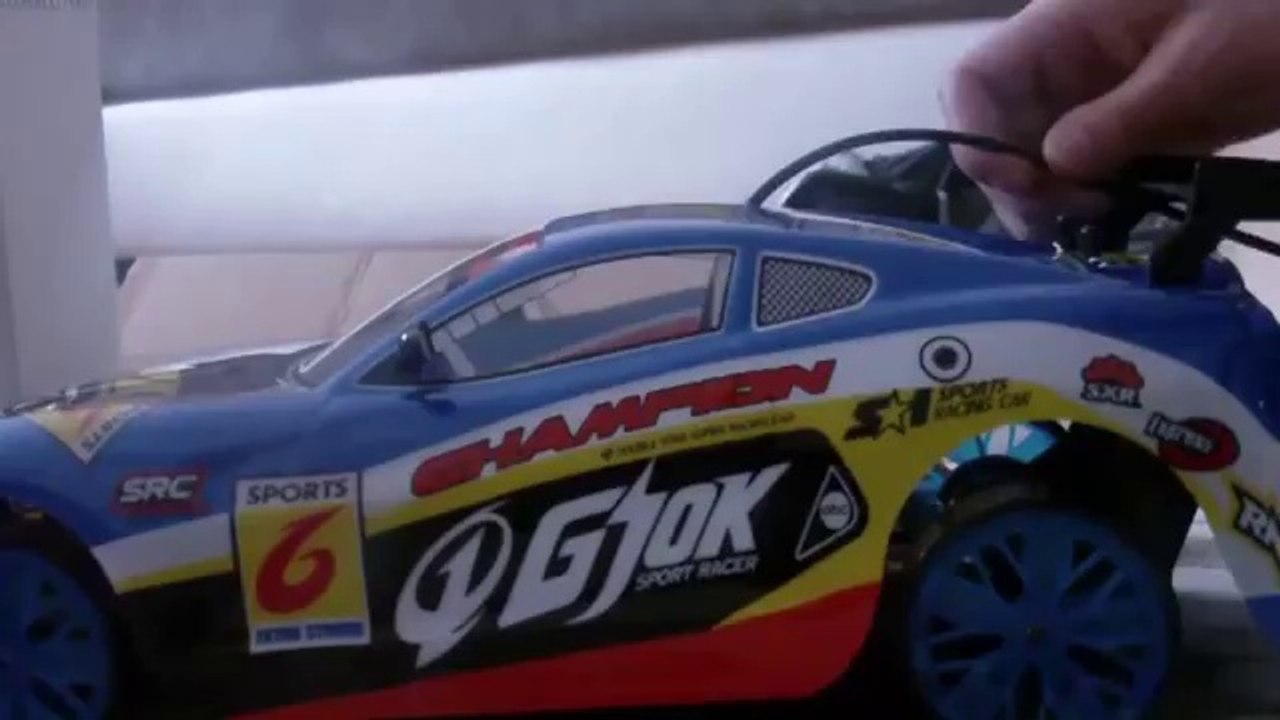 Racing Car RC Drift Opening And Test , Auto Modify Led System