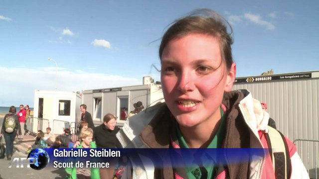 Débarquement: des scouts célèbrent 70 ans de paix
