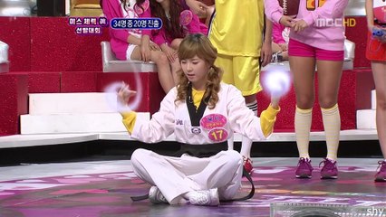 꽃다발-태권소녀 혜미 송판격파 개인기