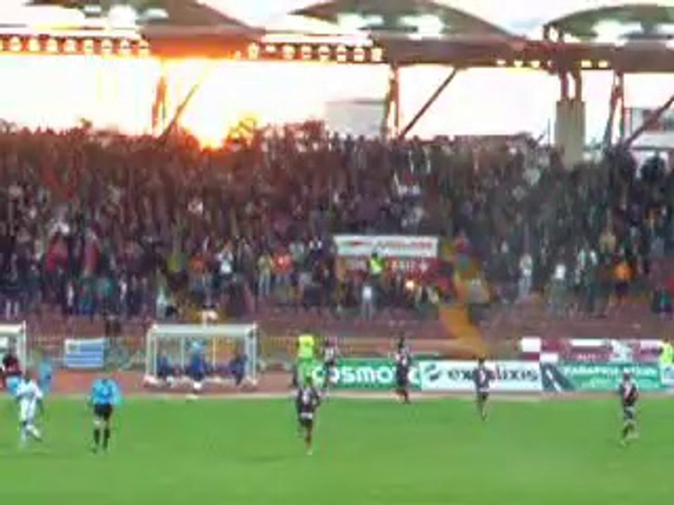 8η ΑΕΛ-Ξάνθη 3-0 (Το 3-0 Κανόμπιο) 2010-11 Gate camera