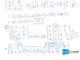 Calcular determinantes de cualquier orden. Ejemplo resuelto