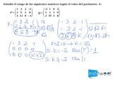 ¿Cómo calcular el rango de una matriz? Ejemplo resuelto
