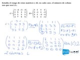 Matemáticas bachillerato. Rango de una matriz