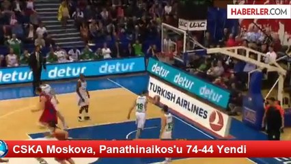 CSKA Moskova, Panathinaikos'u 74-44 Yendi