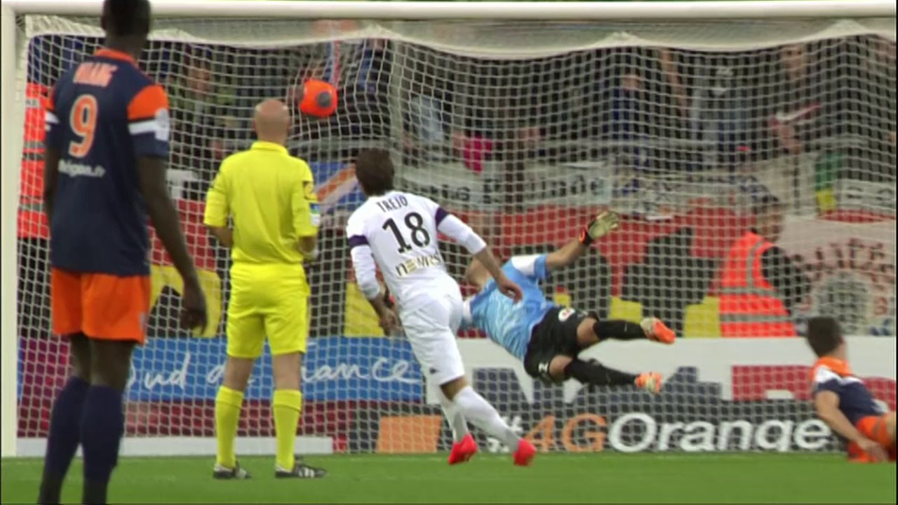 But Oscar TREJO (5ème) - Montpellier Hérault SC - Toulouse FC - (2-1) - 26/04/14 - (MHSC-TFC)