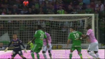 But Loïc PERRIN (15ème) - Evian TG FC - AS Saint-Etienne - (1-2) - 26/04/14 - (ETG-ASSE)