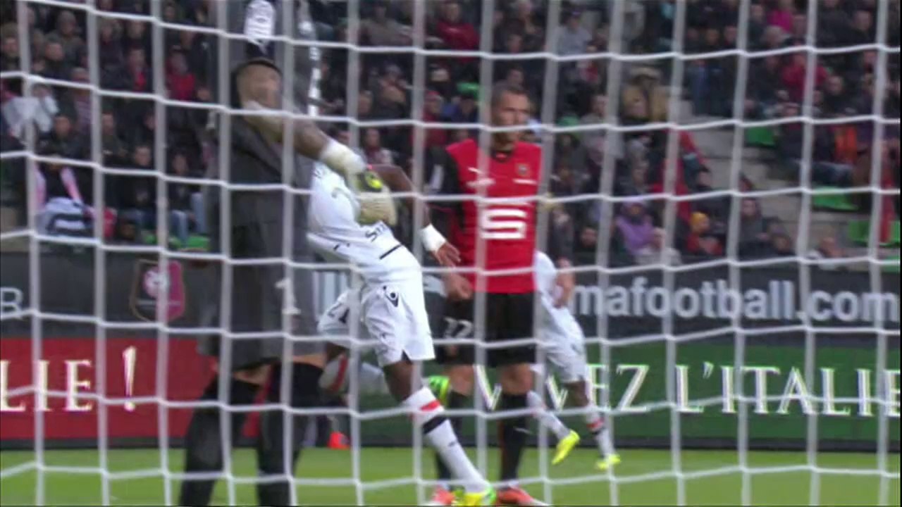 But Alain TRAORE (17ème) - Stade Rennais FC - FC Lorient - (1-1) - 26/04/14 - (SRFC-FCL)