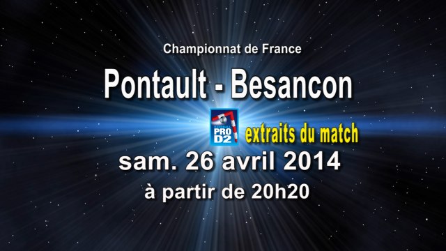 Extraits - Pontault Combault / ESBM Besancon - Handball ProD2