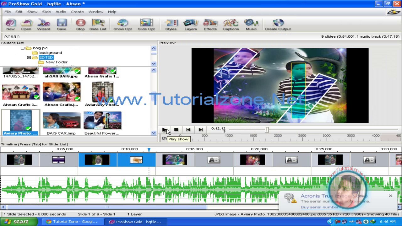 Learn Proshow Gold Lesson No 4 In Urdu/Hindi