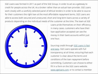 SGE Loans / Efficient Access to Credit