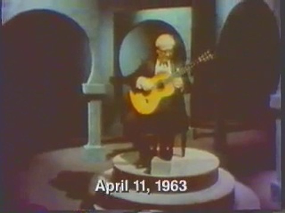 Andres Segovia - Tedesco 3rd movement Concerto in D 1963 NewYork