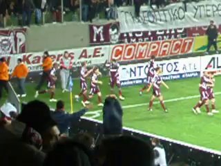 27η ΑΕΛ-Εργοτέλης 3-3 (Το 3-2 Κουζέν) 2010-11 Gate camera