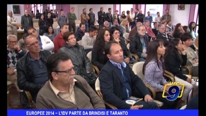 Europee 2014 | L'IDV parte da Brindisi e Taranto