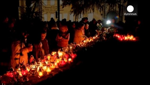 Pilgrims wait overnight around the Vatican ahead of service to canonise two popes