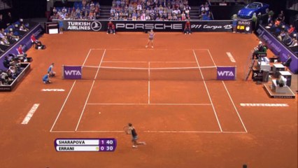 Stuttgart - Sharapova, a la final