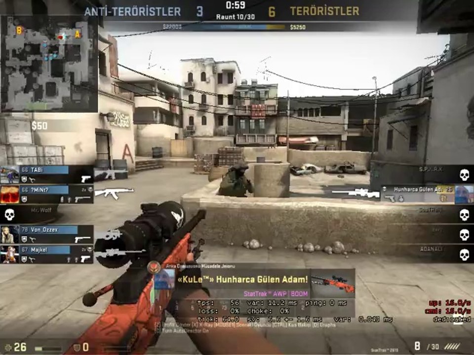 De_Dust2 AWP ACE by Hunharca Gülen Adam !