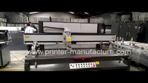 Large Size Flat Screen Printing Machine with Vacuum Table