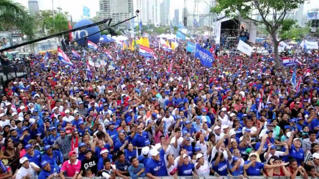 Panama opposition leader holds final rally in capital