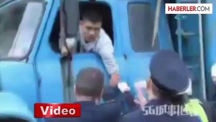 Kamyon Sürücüsü Hayrete Düşürdü!