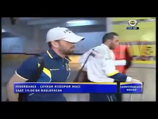 Fenerbahçe şampiyonluk maçı için Şükrü Saraçoğlu'nda