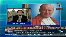 Un millón de fieles presenciaron canonización de Juan XXIII y JPII