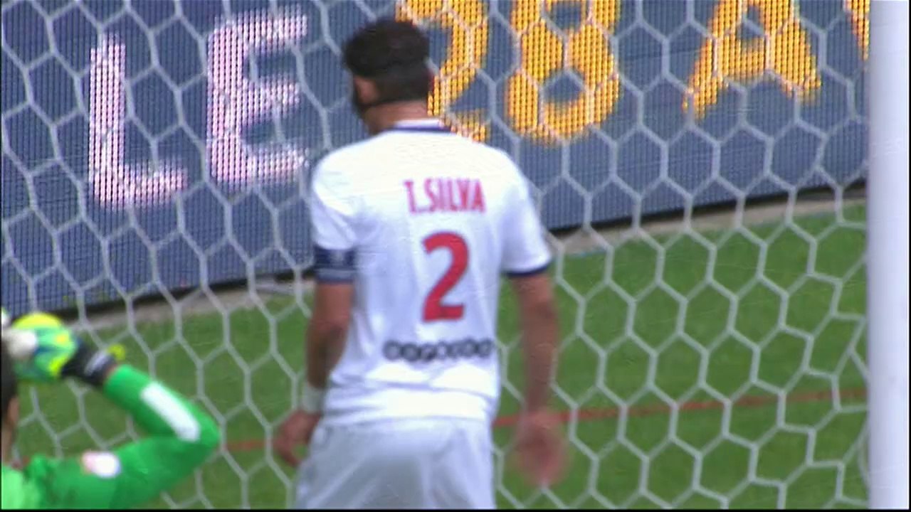 But Thiago SILVA (56ème csc) - FC Sochaux-Montbéliard - Paris Saint-Germain - (1-1) - 27/04/14 - (FCSM-PSG)