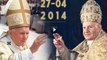 El papa Francisco declara santos a San Juan Pablo II y San Juan XXIII