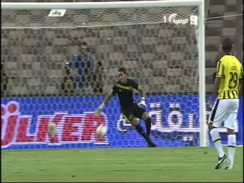 هدف تيسير الجاسم في مرمى الاتحاد - الاتحاد × الأهلي - كأس الملك 2014 - دور الـ 4