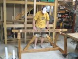 Man Makes Dining Room Table For His Wife Using Only Hand Tools