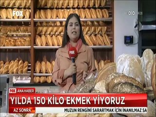 Yılda 150 kilo ekmek yiyoruz
