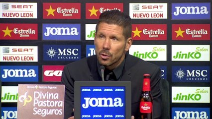 Simeone y la "poca" motivación del Valencia