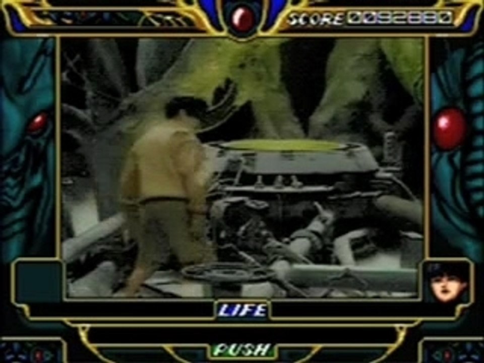 masked rider ZO Sega CD FMV game clip