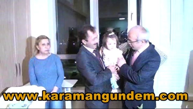 Bakan Lütfi Elvan, Ak Parti İl Başkanı Kerim Derelinin Yeni Doğan Oğluna İsmini Koydu