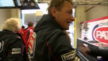 SBK Assen - Vincono Guintoli e Rea, Giugliano terzo in gara-2