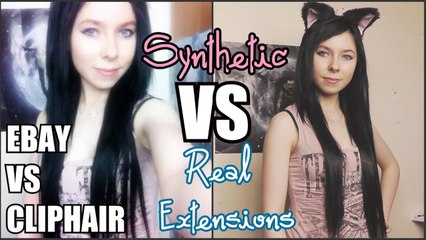 Synthetic vs Real Hair Extensions | Ebay & Cliphair Review
