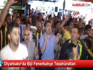 Diyarbakır'da "Biji Fenerbahçe" Tezahüratları