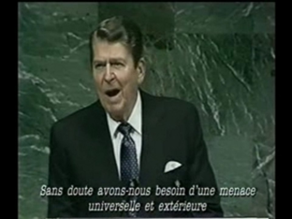 Le clin d’oeil de Reagan.