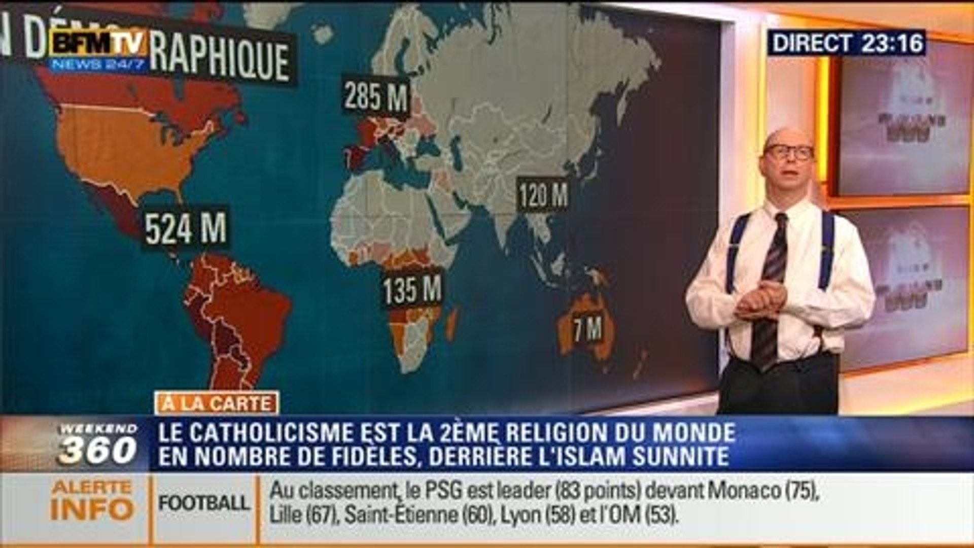 Harold A La Carte La Repartition Demographique Des Catholiques A Travers Le Monde 27 04 Video Dailymotion