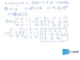 Resuelve una ecuacion matricial. Examen resuelto selectividad matemáticas